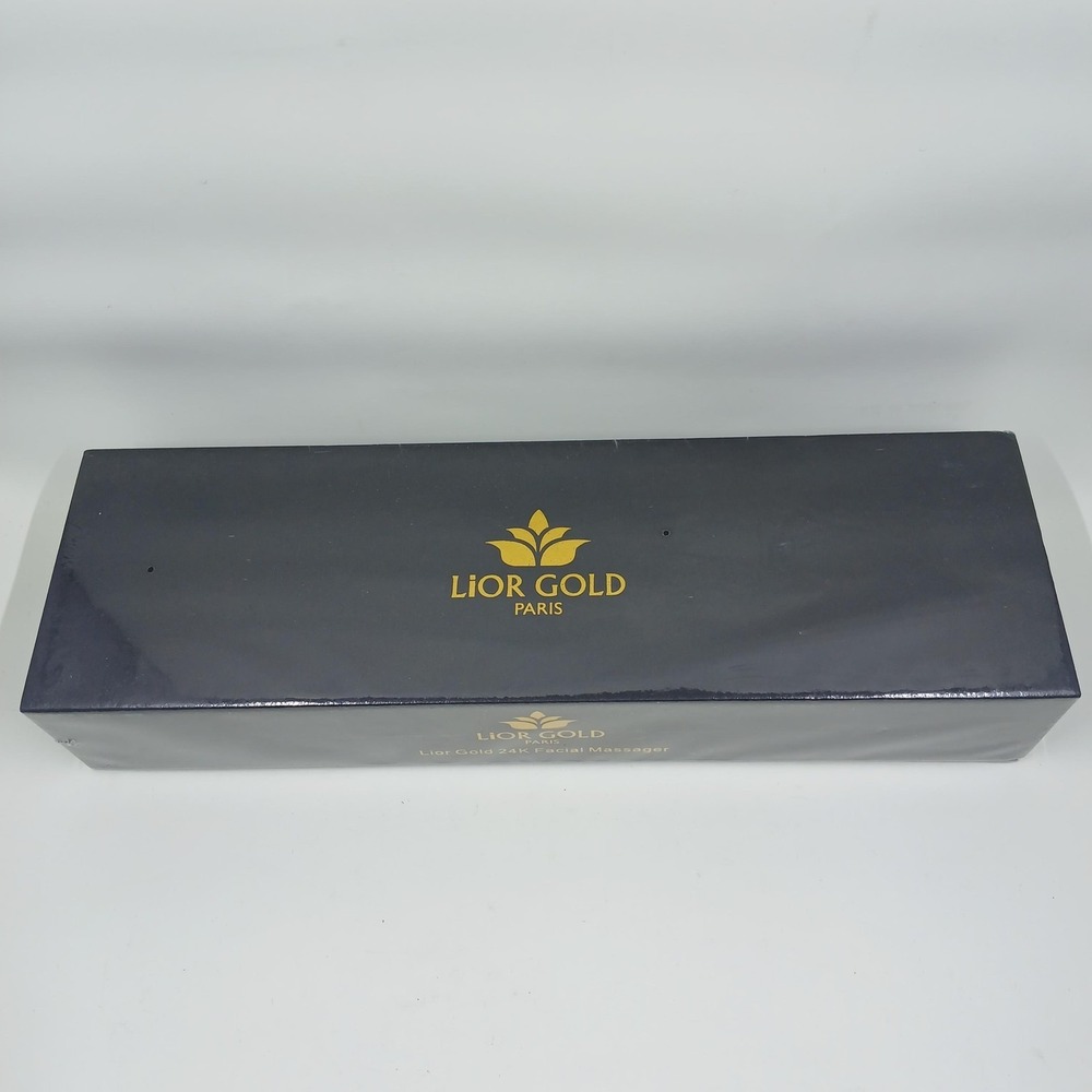 Lior Gold 24K Gold‎ Facial Massager Face Neck Vibrating T-Bar Anti-Aging Tool